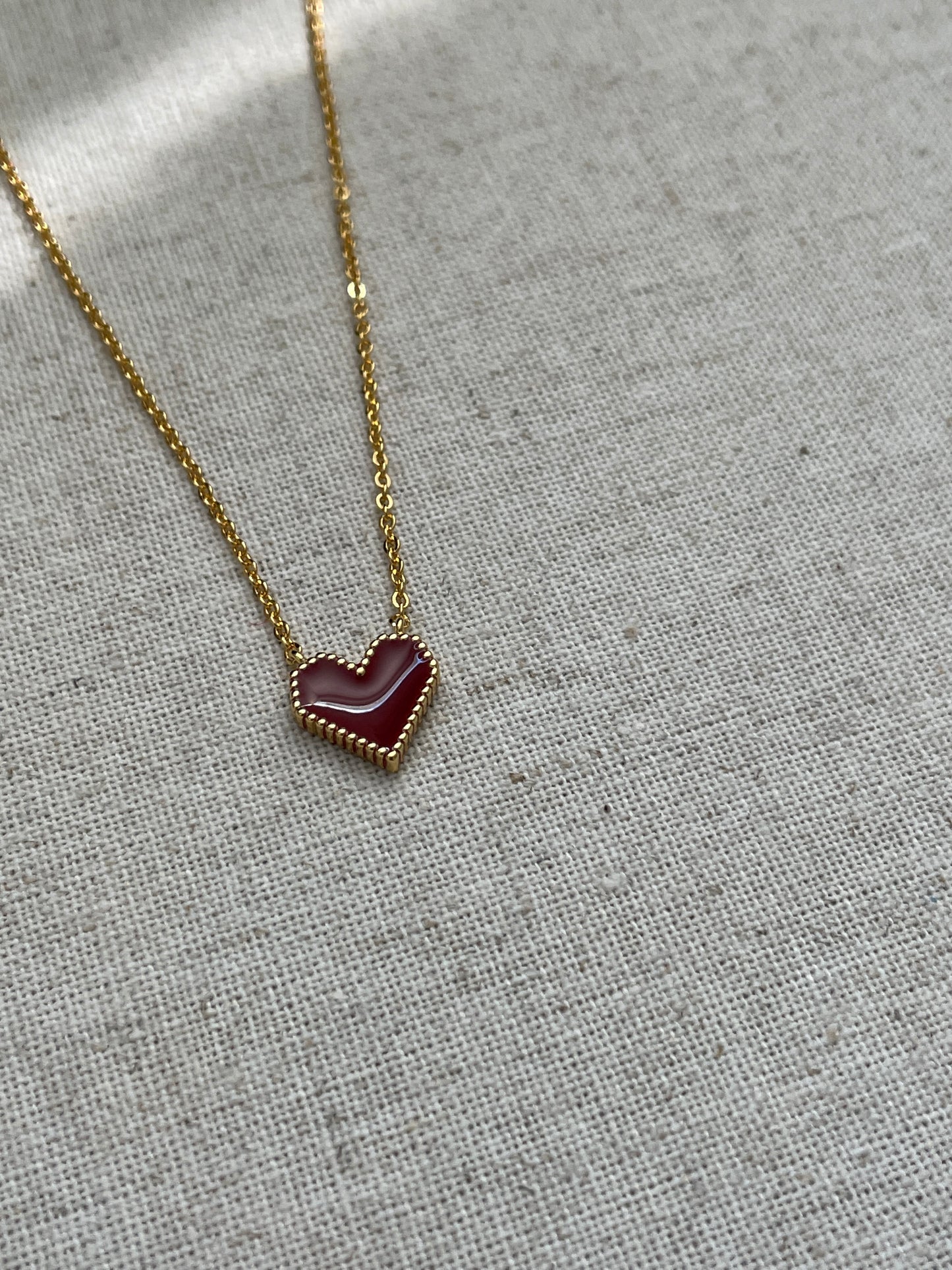 The Red Heart Necklace