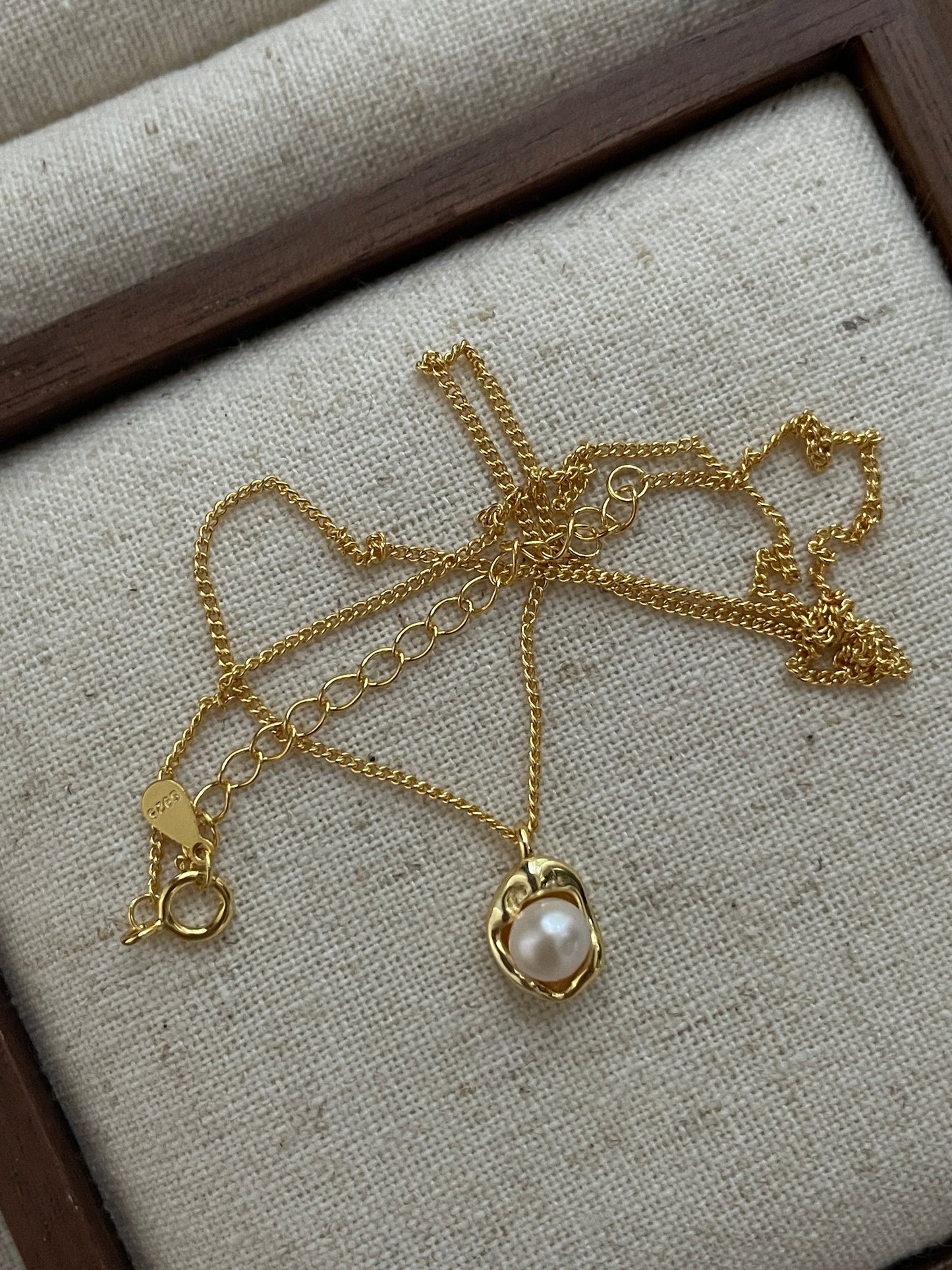 The Mini Gold Mermaid Necklace