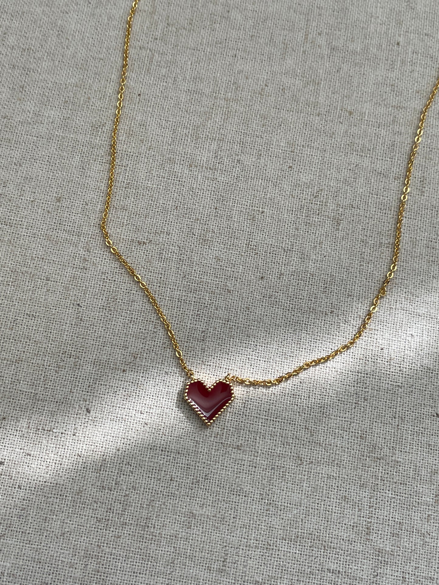 The Red Heart Necklace