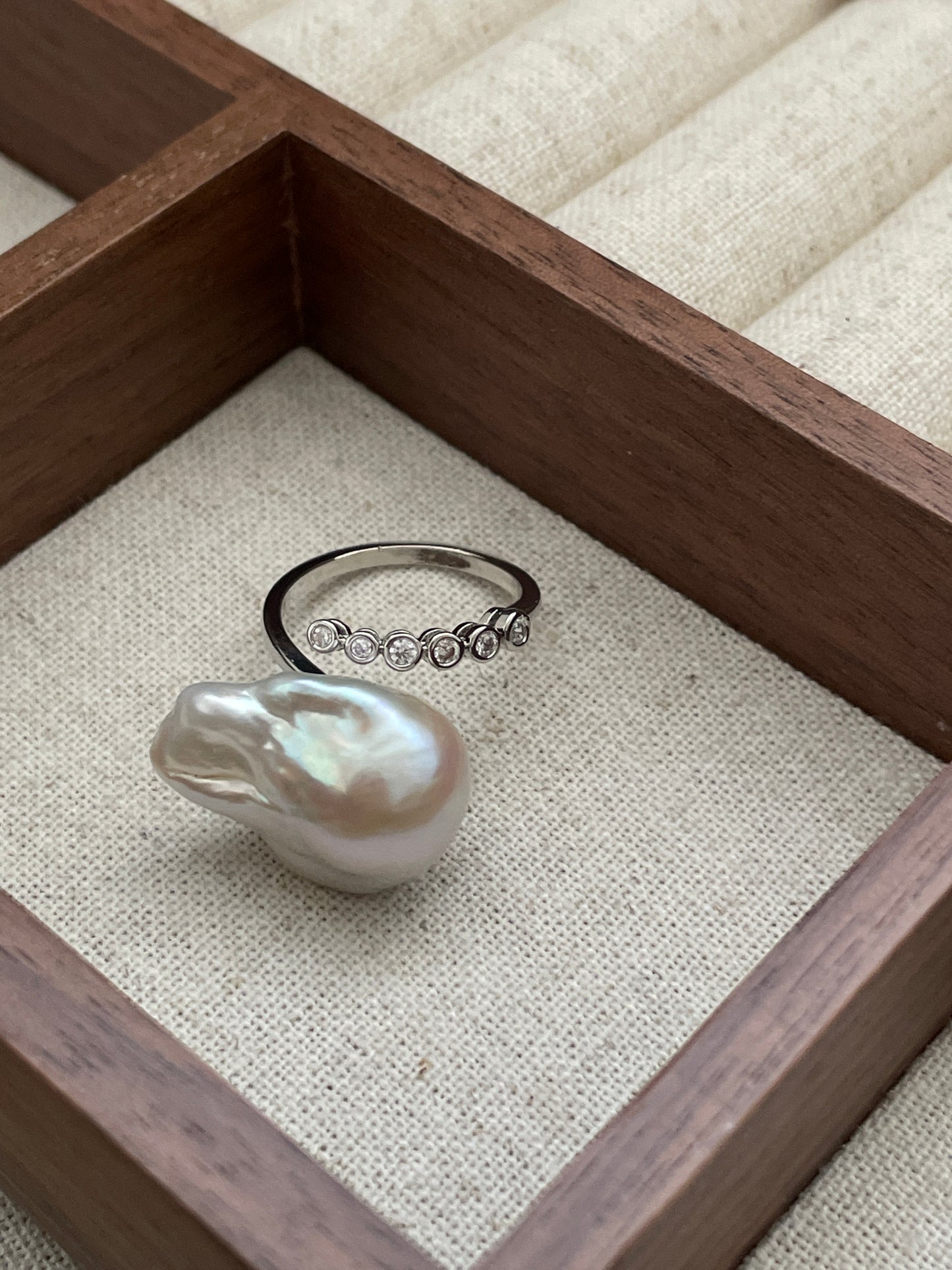 The Baroque Pearl Ring