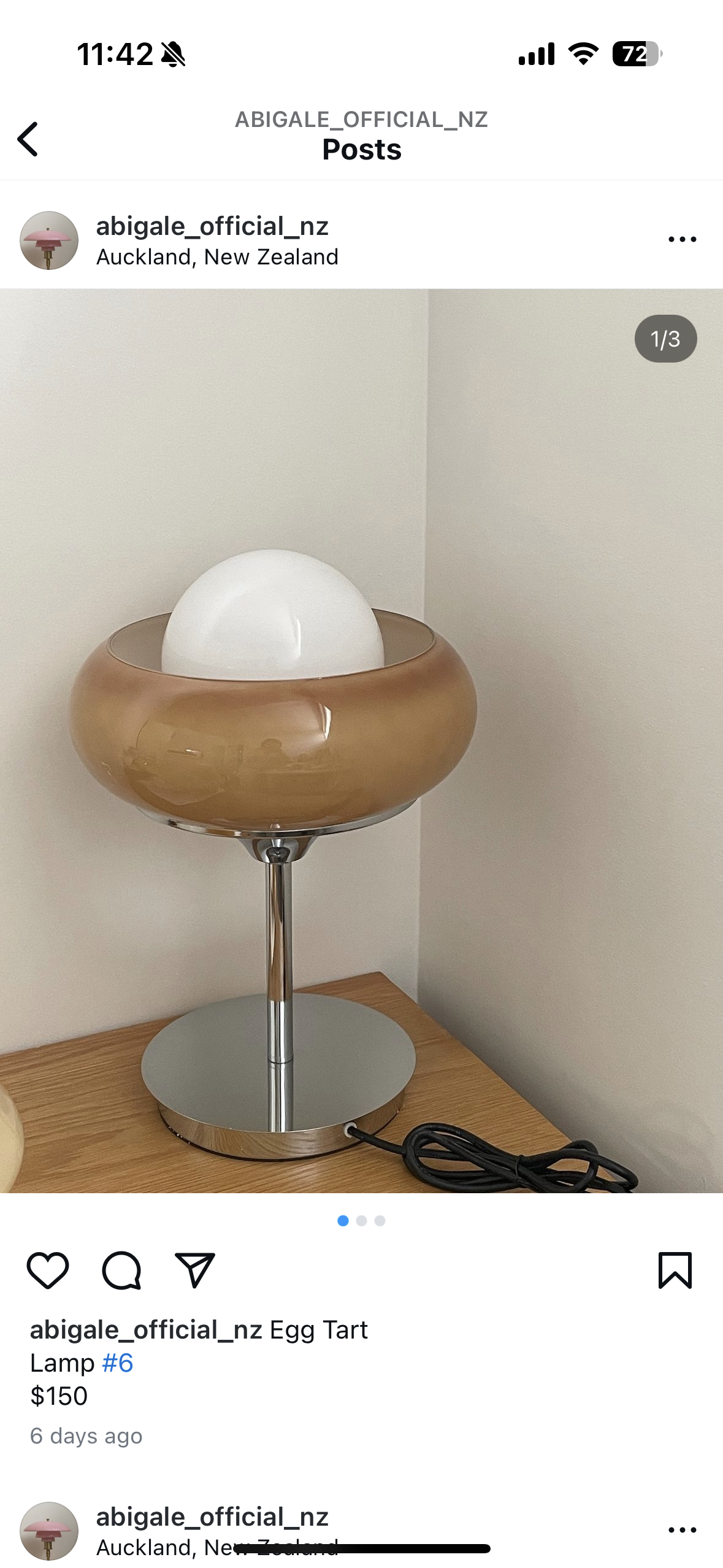 Egg Tart Table Lamp