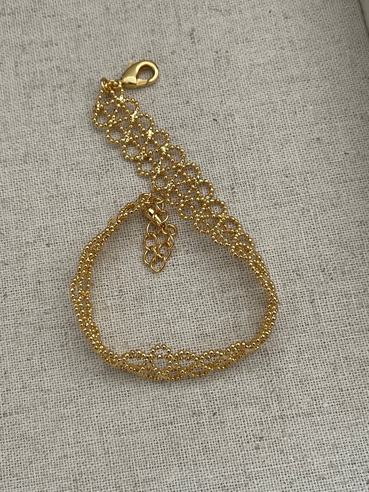 The Gold Lace Bracelet