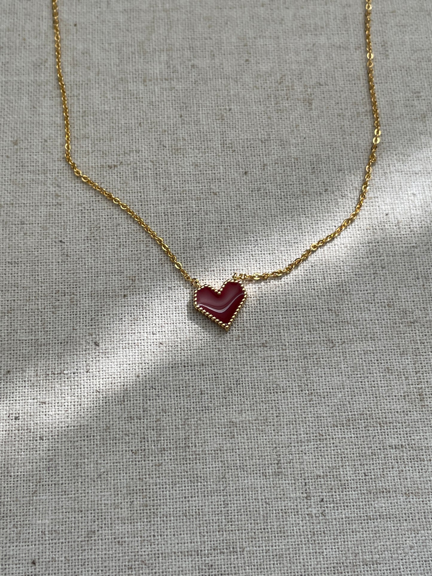 The Red Heart Necklace