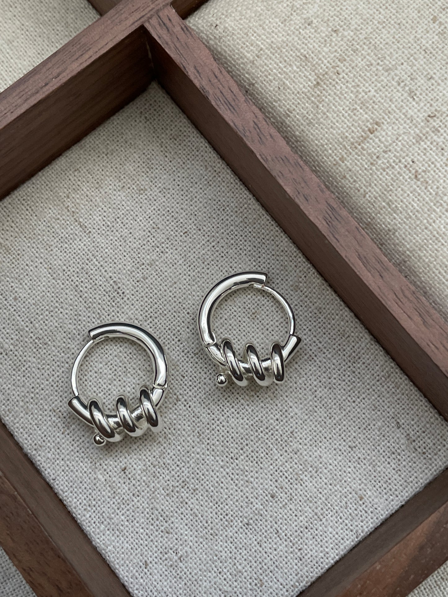 The Locket Hoop Earrings