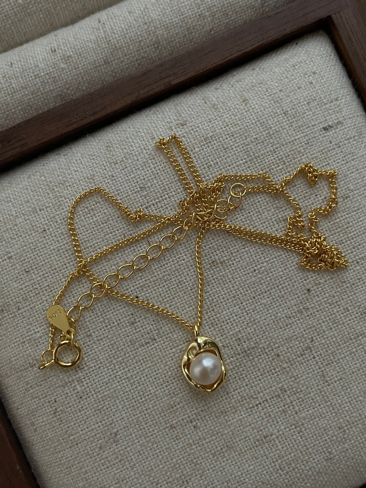 The Mini Gold Mermaid Necklace