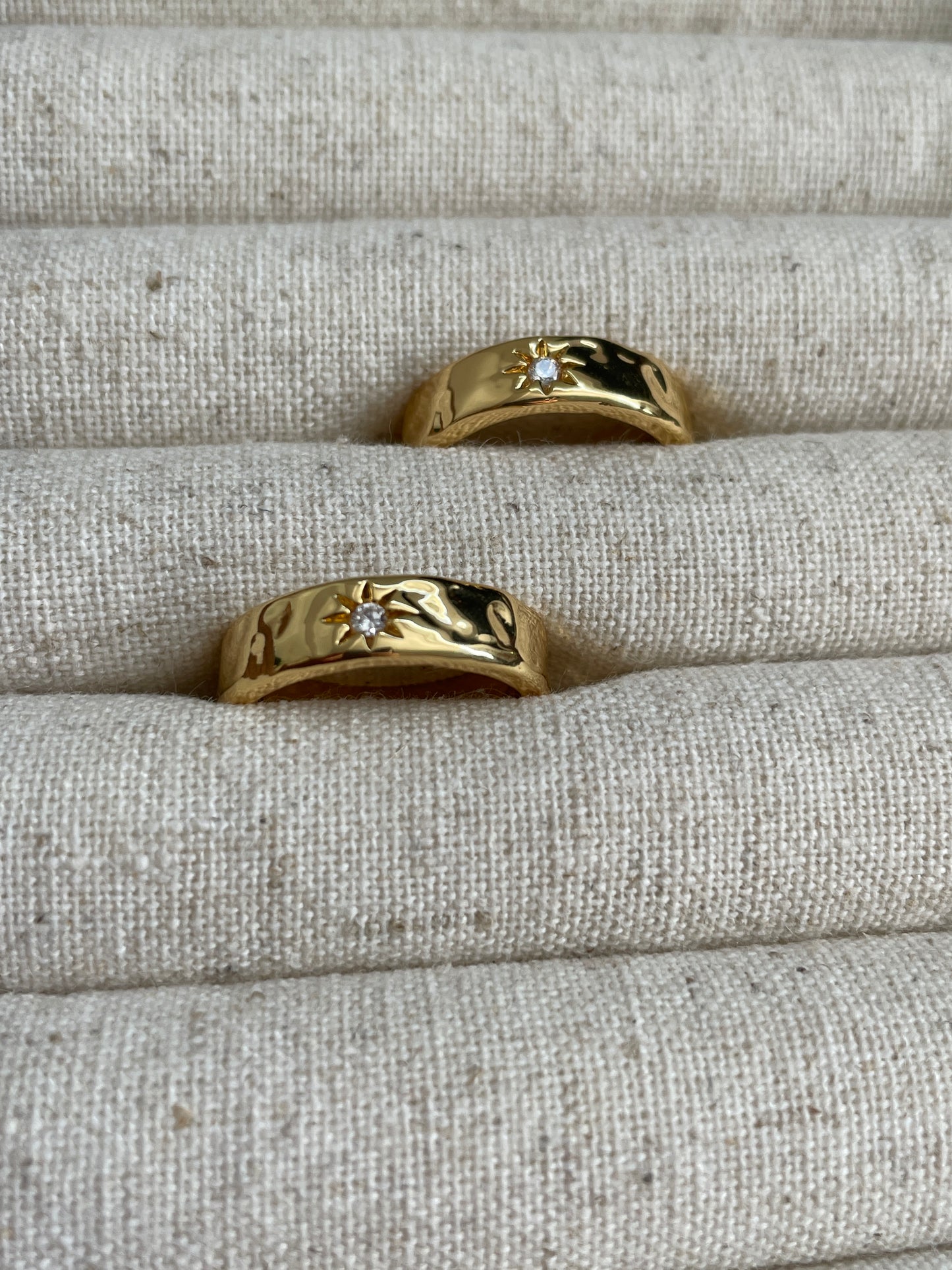 The Gold Hexagram Ring