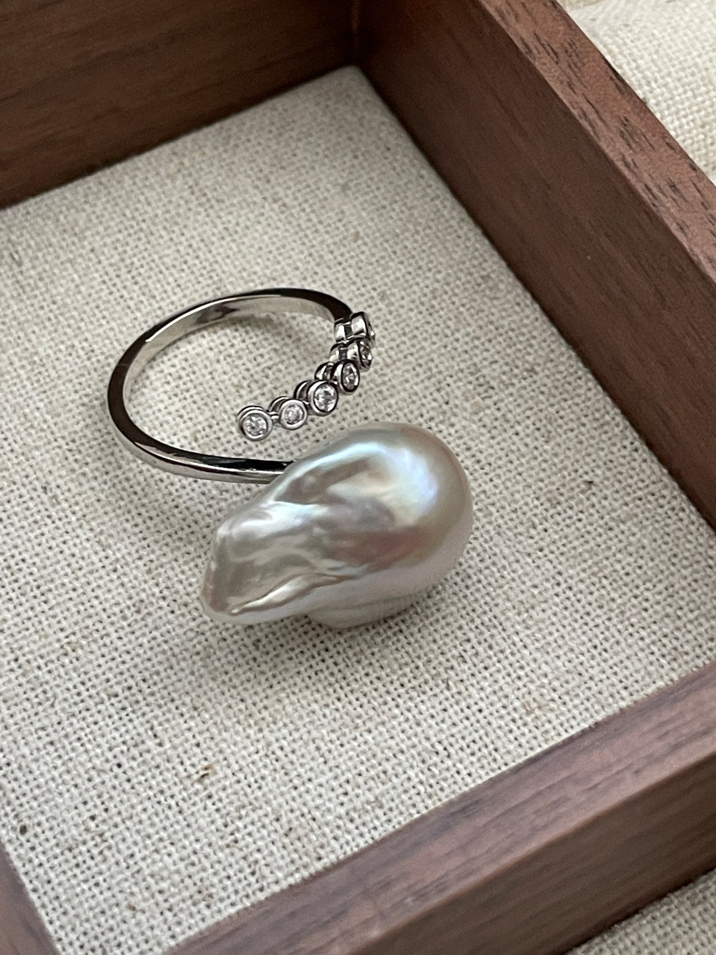 The Baroque Pearl Ring