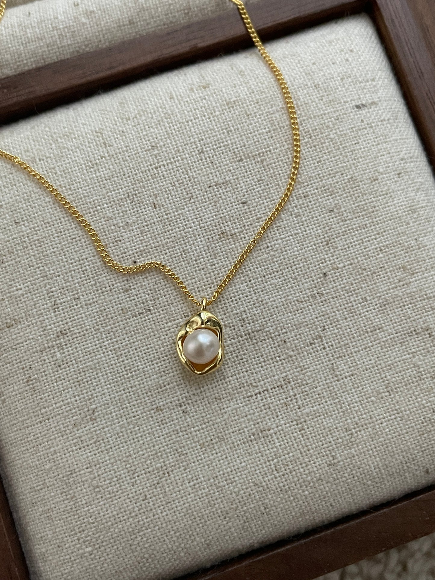 The Mini Gold Mermaid Necklace