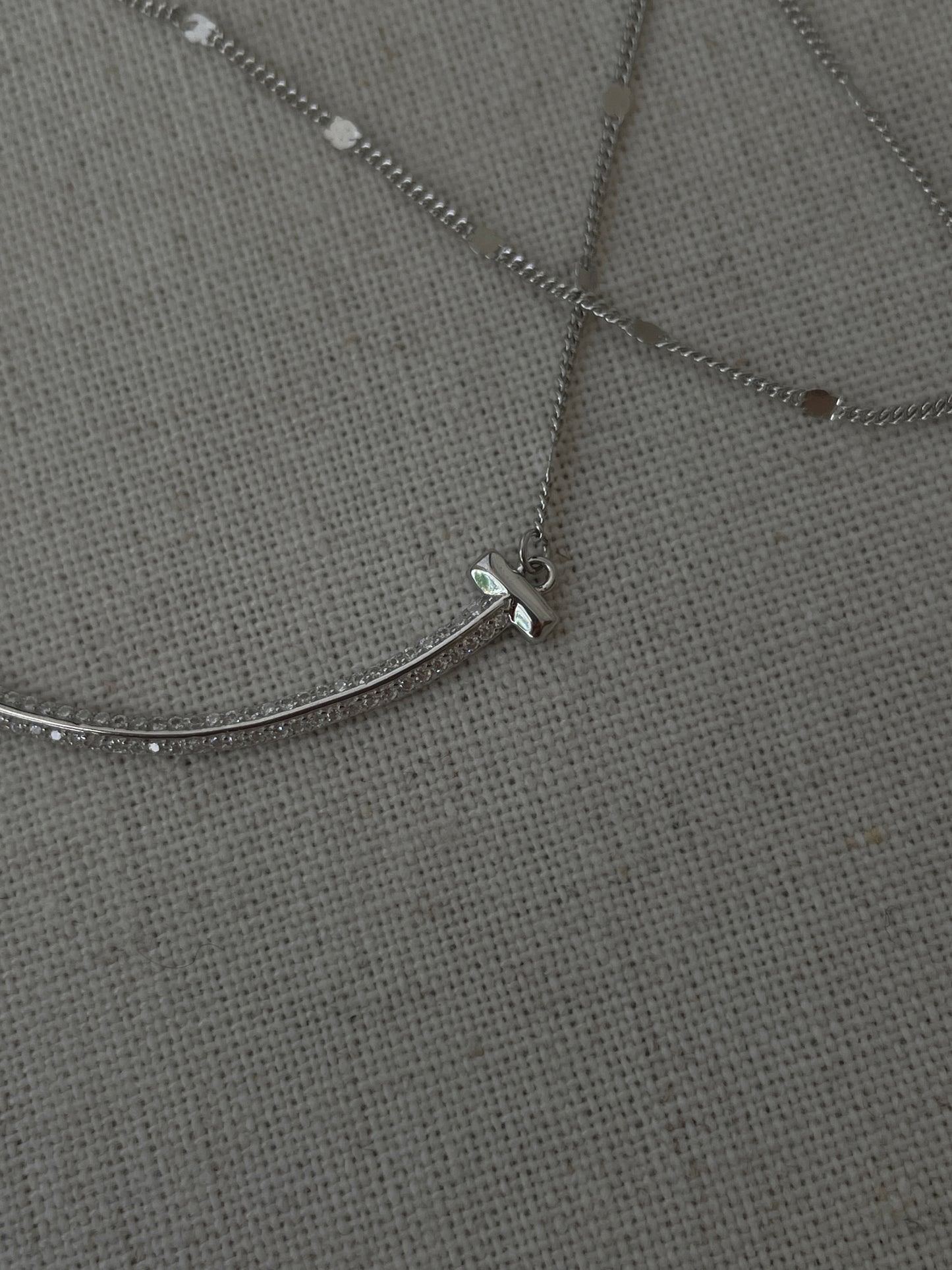 The Silver Smile Necklace