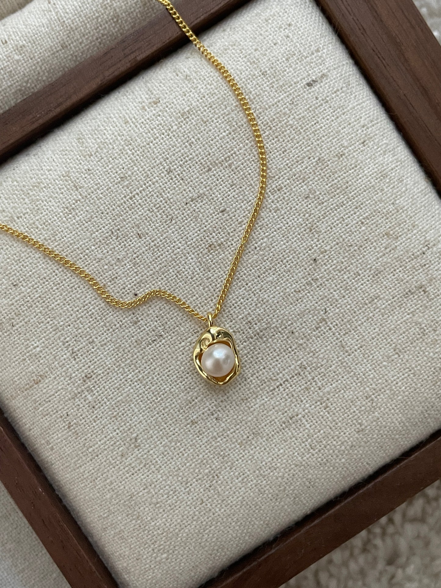 The Mini Gold Mermaid Necklace