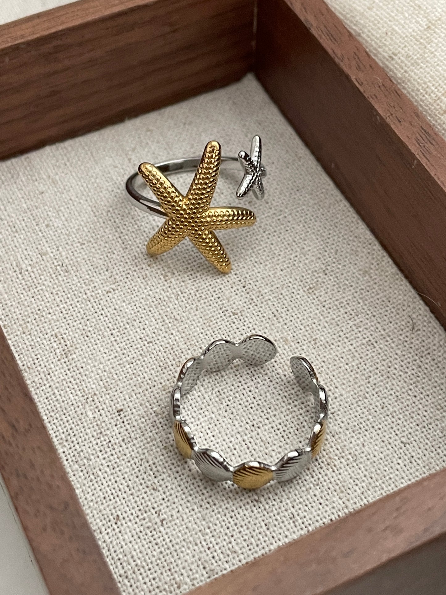 The Seaside Ring Set