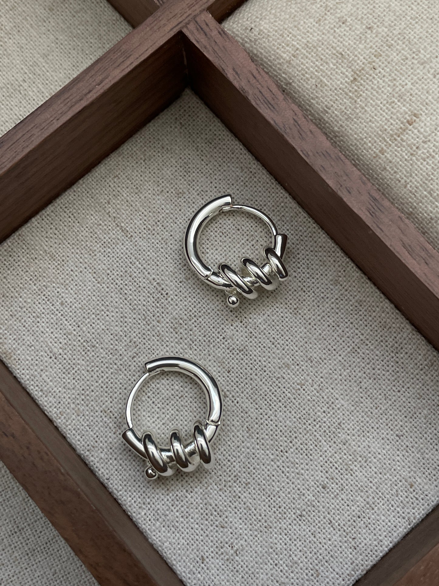 The Locket Hoop Earrings