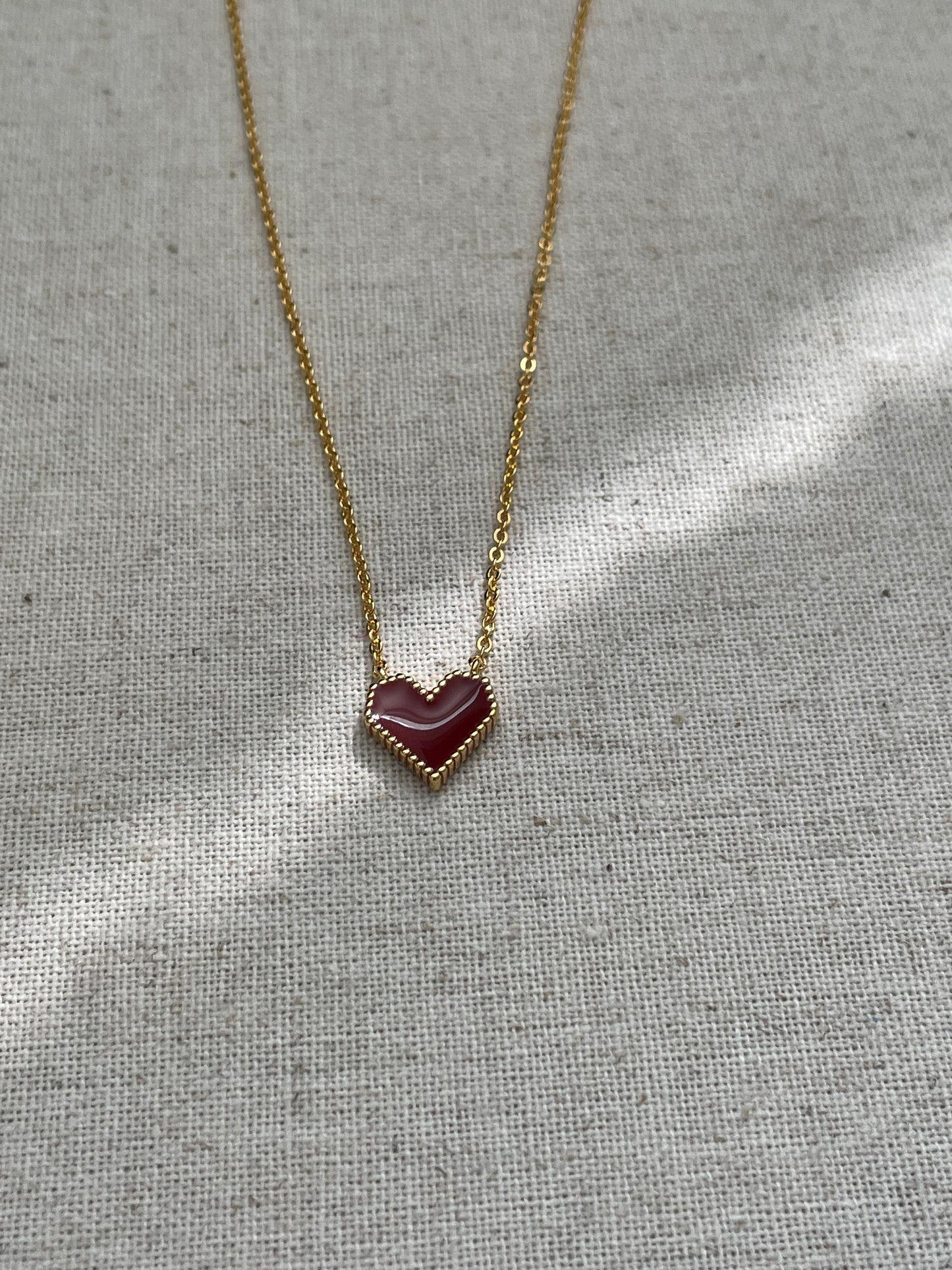 The Red Heart Necklace