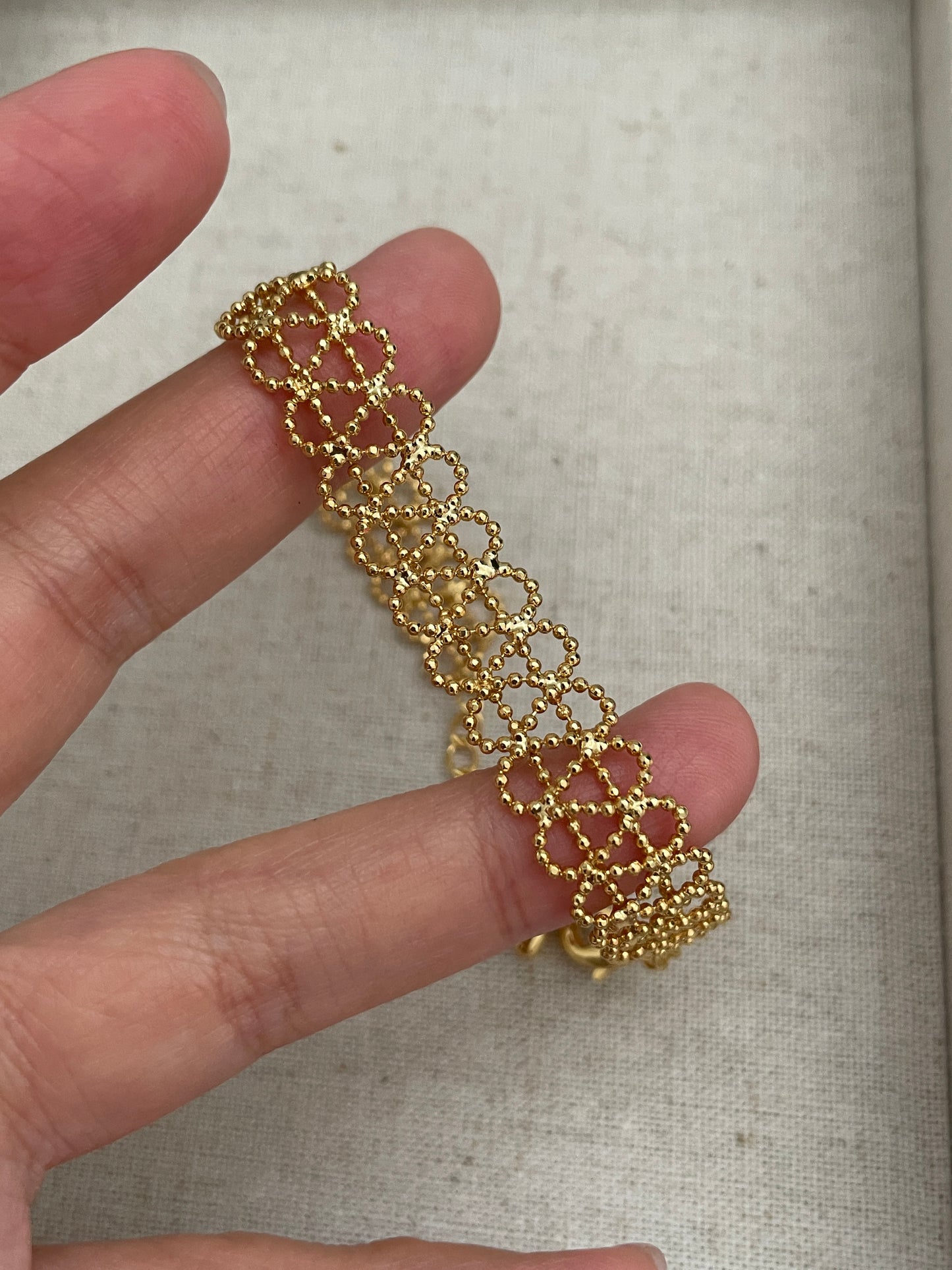 The Gold Lace Bracelet