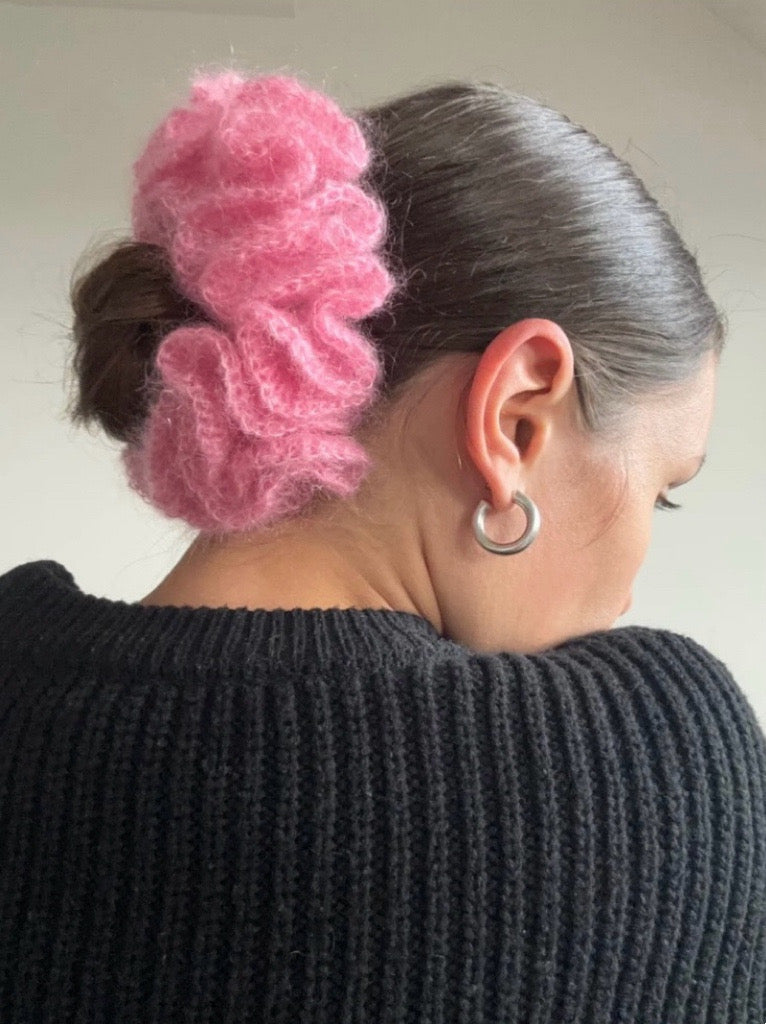 The Pink Mohair Scrunchie(Sold Out)