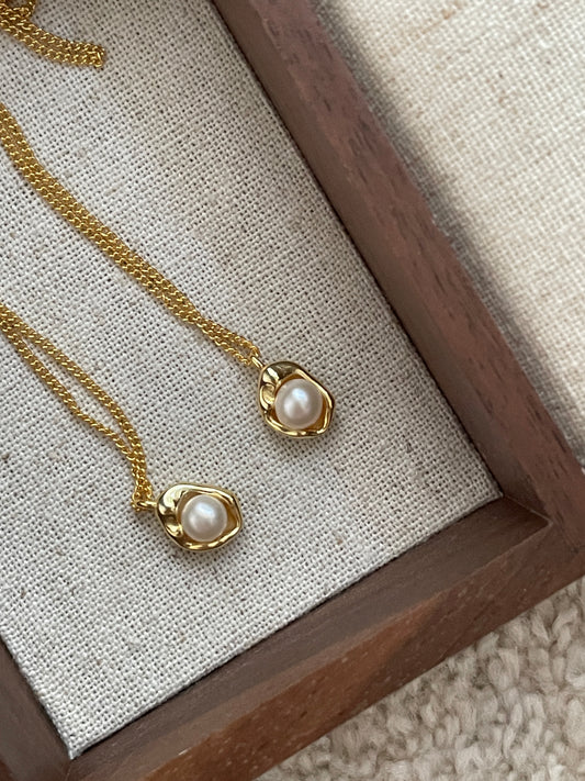 The Mini Gold Mermaid Necklace