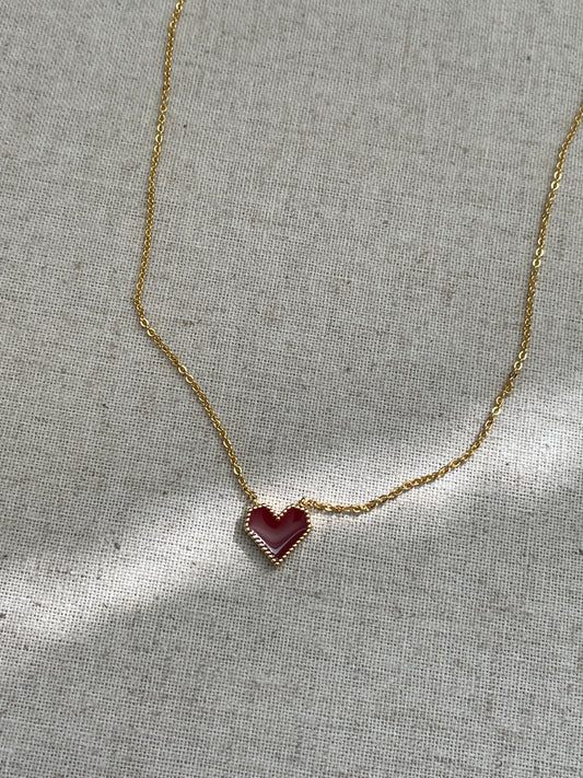 The Red Heart Necklace