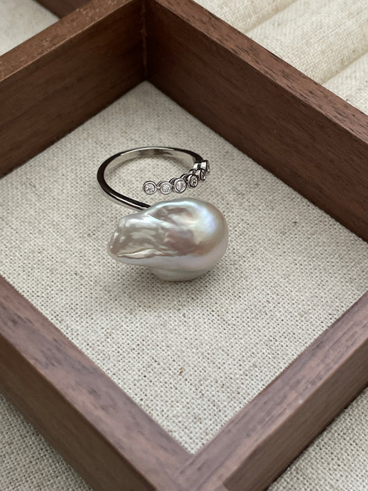 The Baroque Pearl Ring