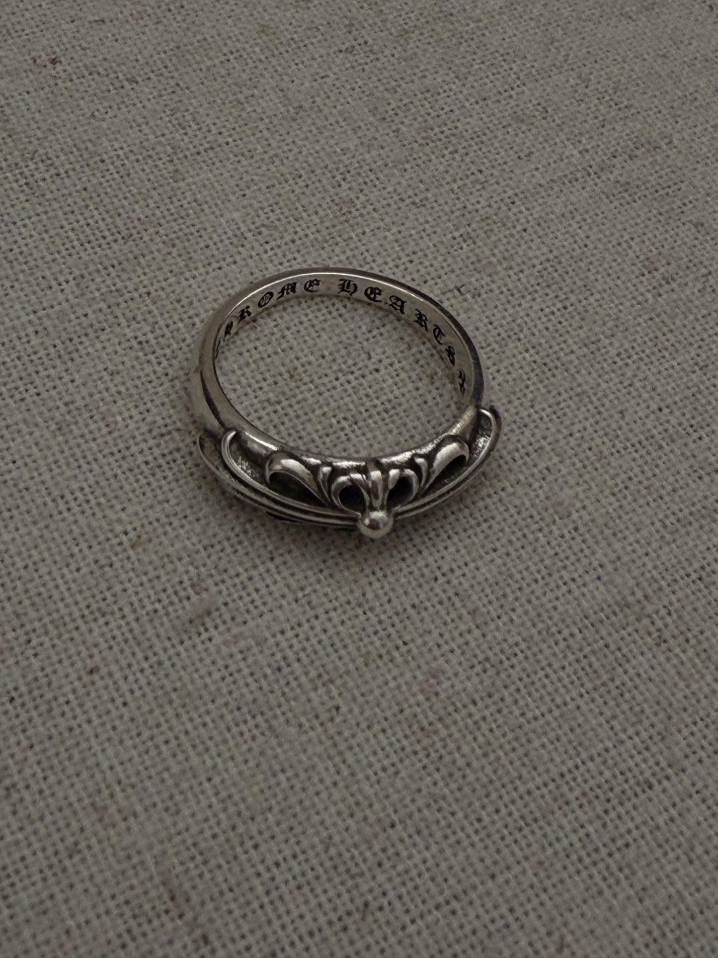 The Scroll Cross Ring