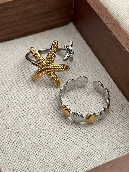The Seaside Ring Set