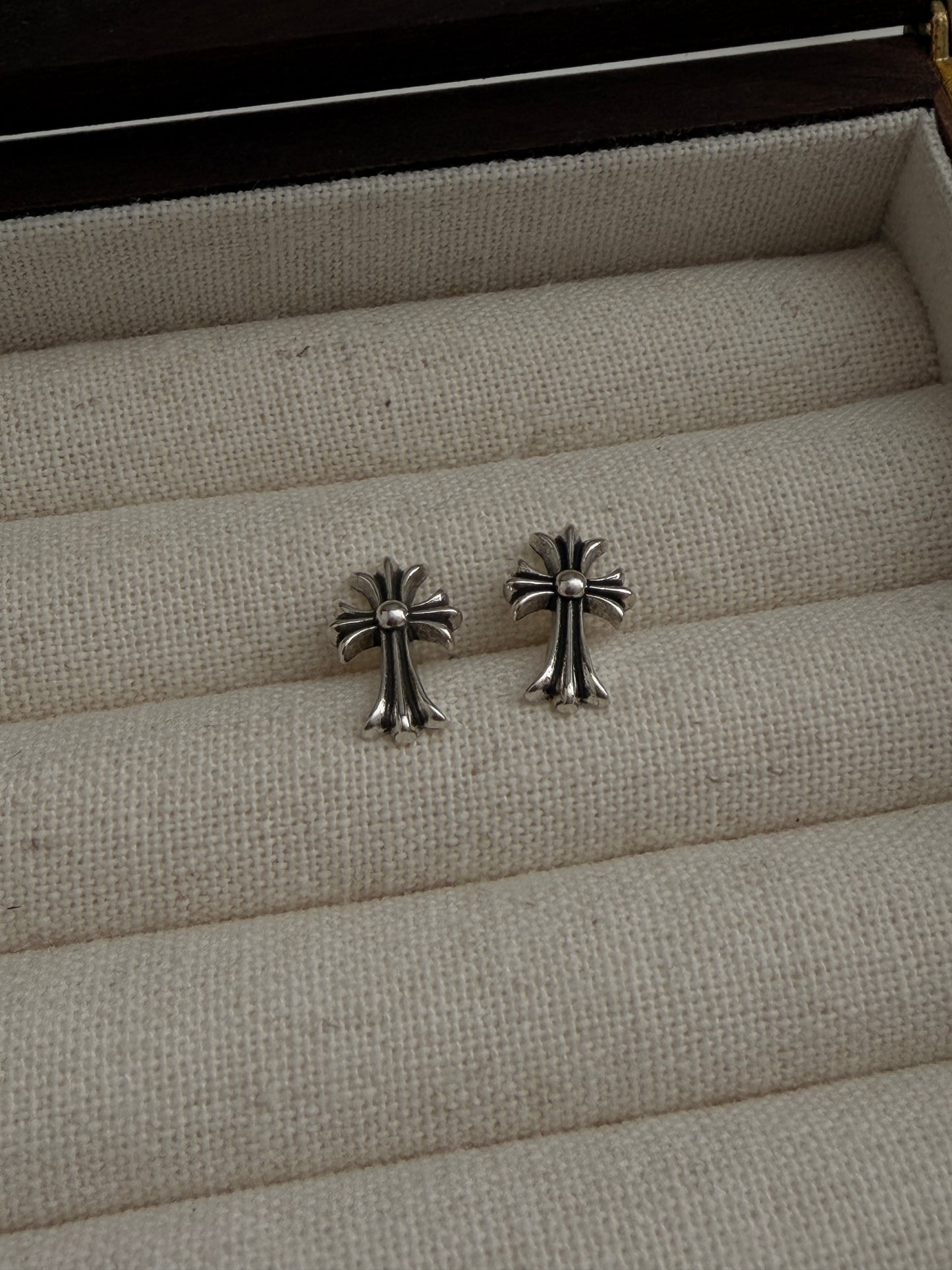 The Mini Cross Earrings