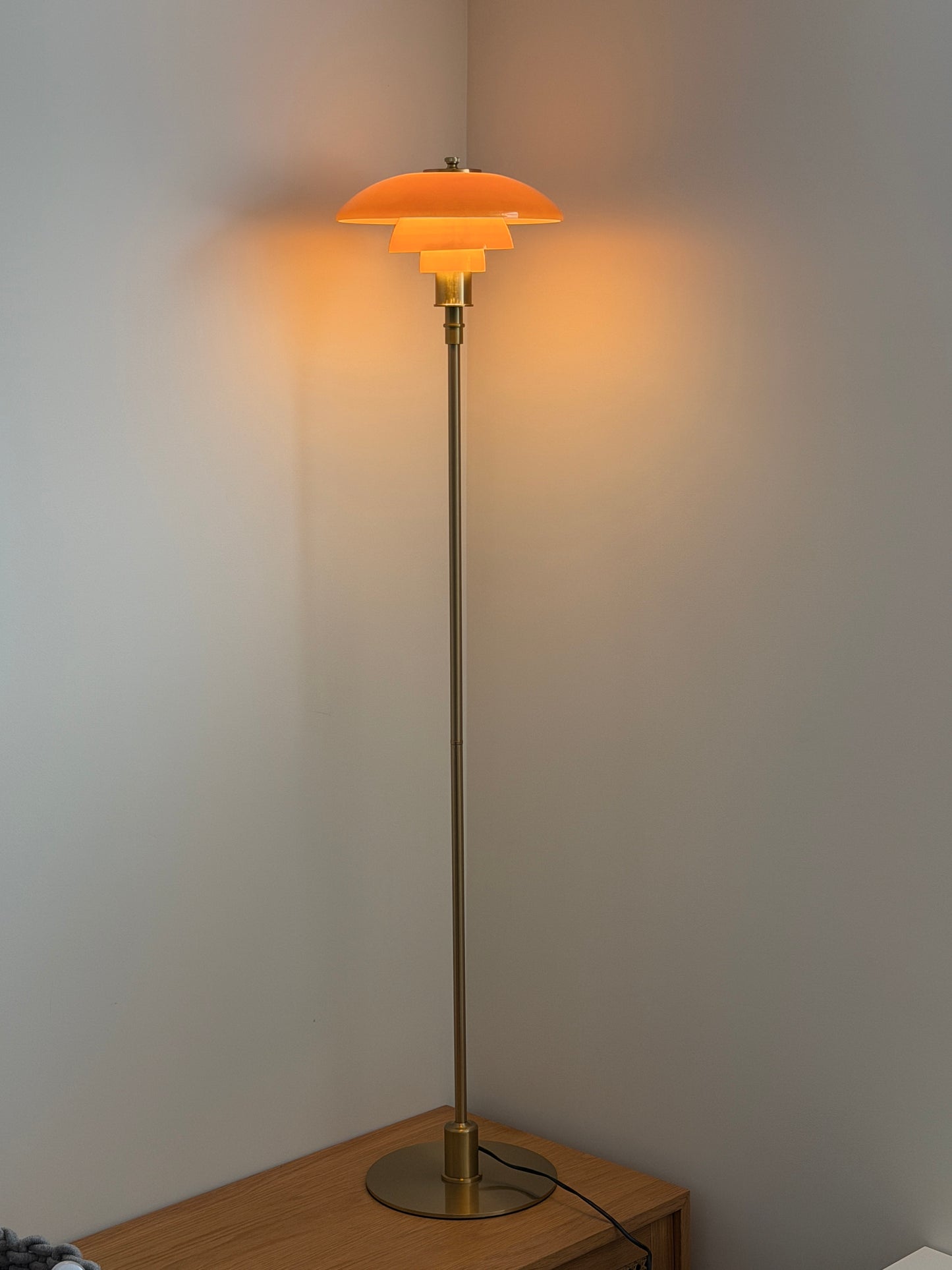 The Orange Elephant Floor Lamp