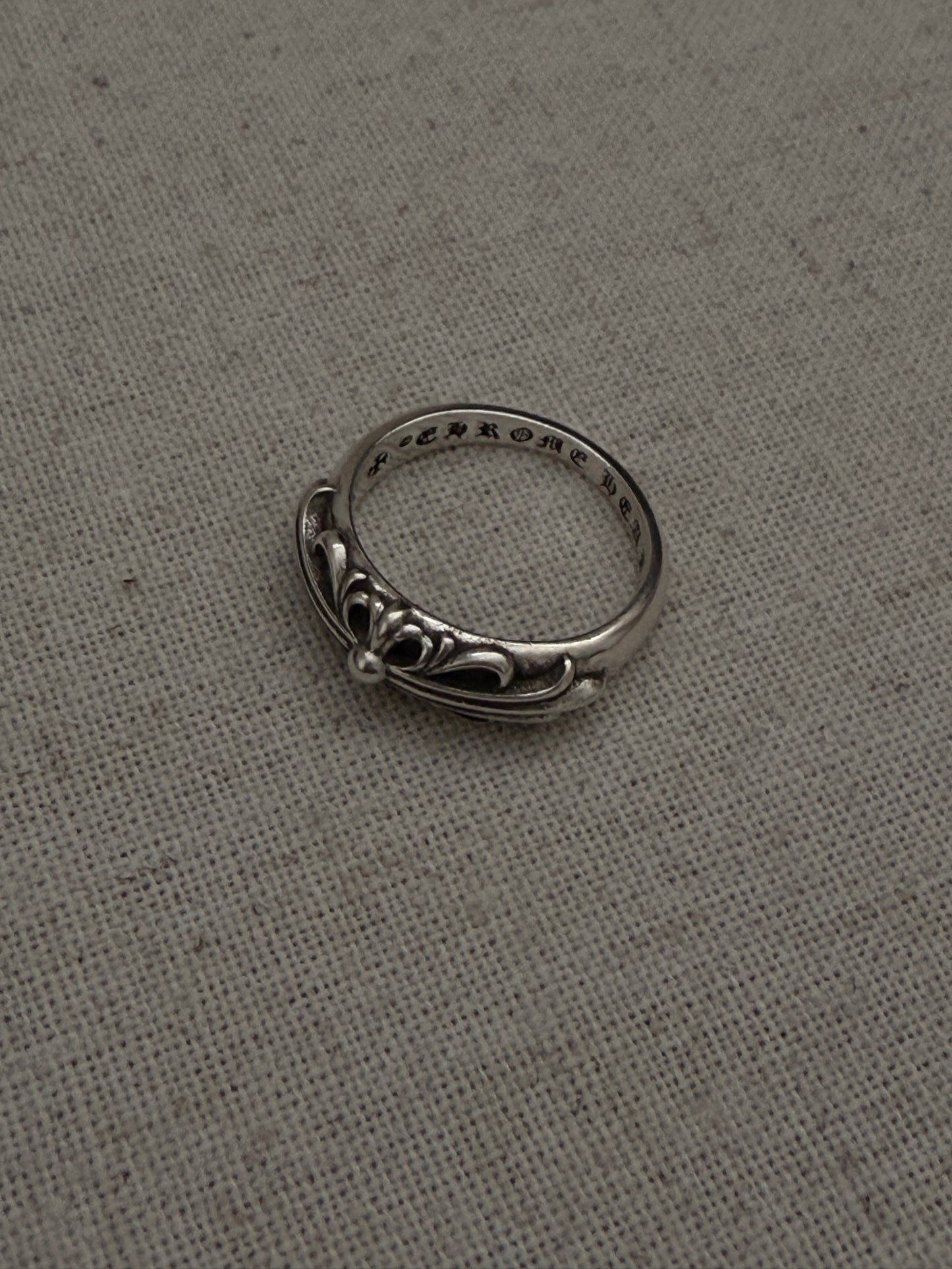 The Scroll Cross Ring