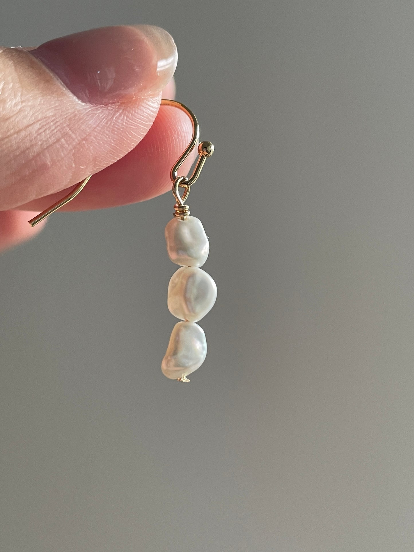 The Baroque Pearl Tears Earrings