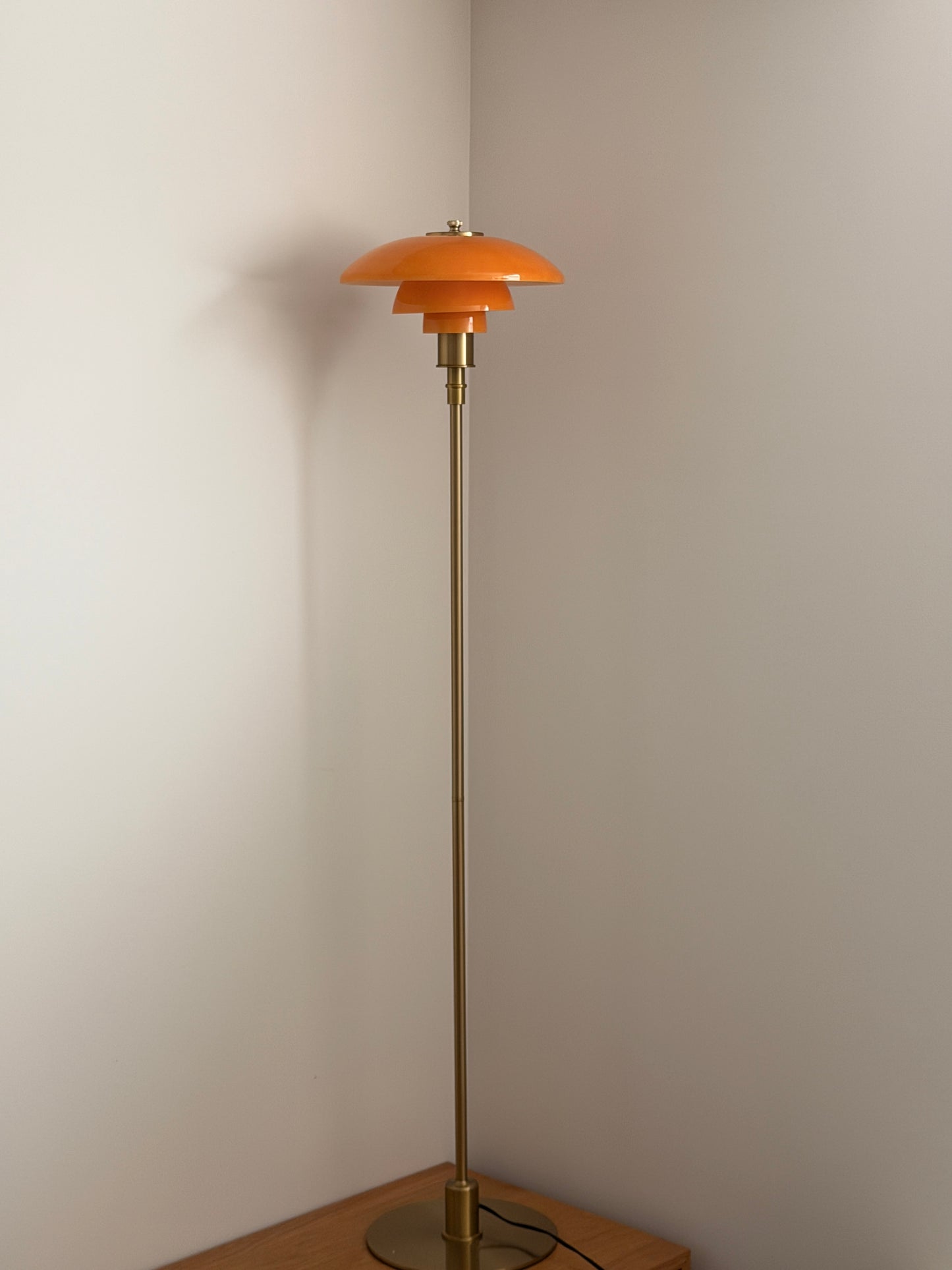 The Orange Elephant Floor Lamp