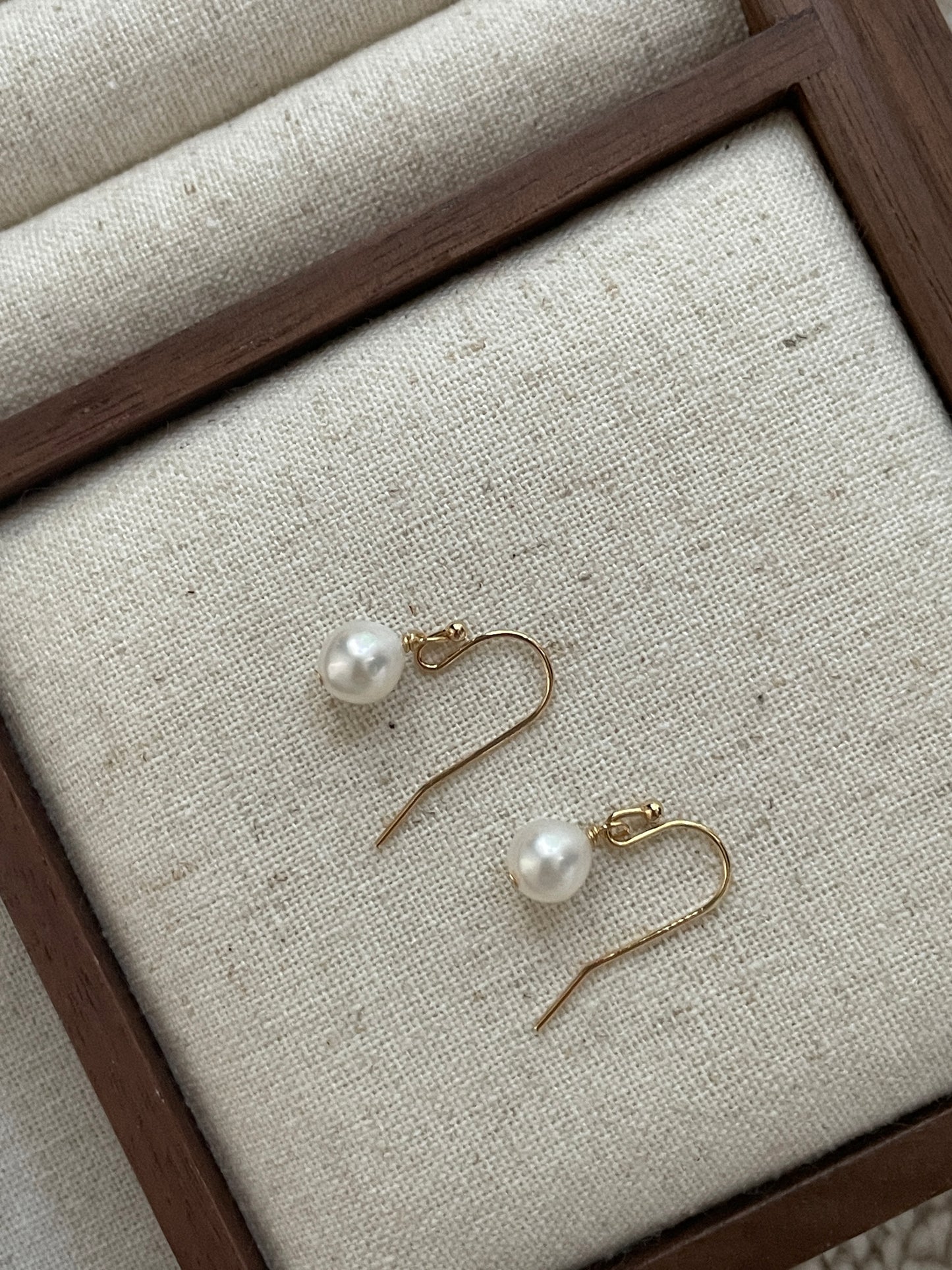 The Pearl Drop Earrings