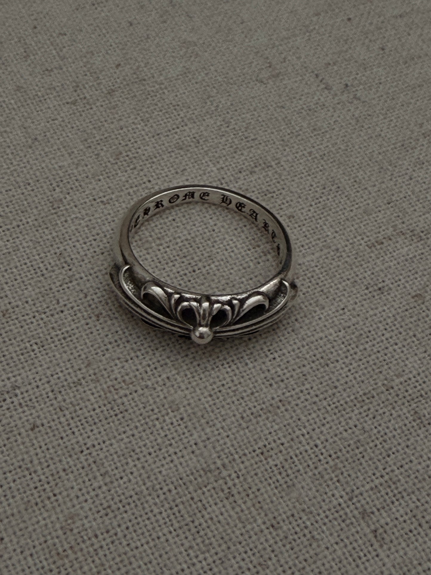 The Scroll Cross Ring