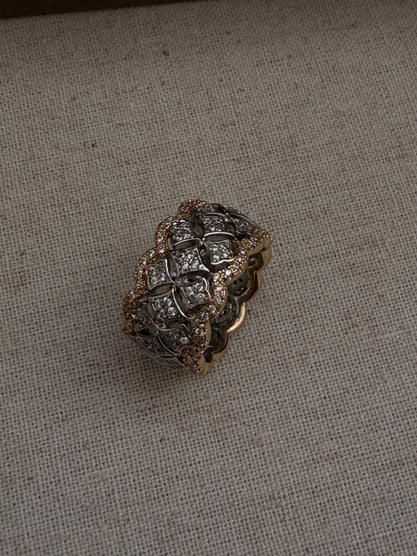 The Woven Crown Ring
